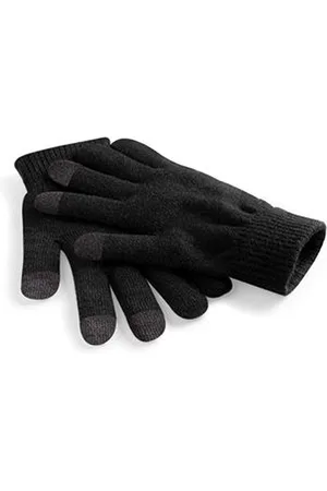 Merkloos Beechfield Touchscreen handschoenen - - volwassenen - 100% Acryl L/XL