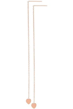 Ixxxi Jewelry-Chain Heart-Rosé goudkleurig-Dames Oorbellen