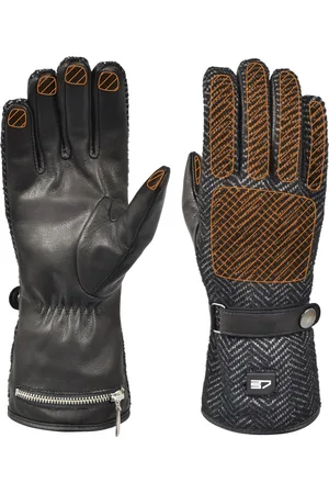 30seven Verwarmde handschoenen afgewerkt met leer - extra warm