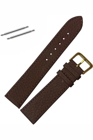 Fako Bijoux® Horlogebandje - Echt Leer - Ultra Thin - 20mm