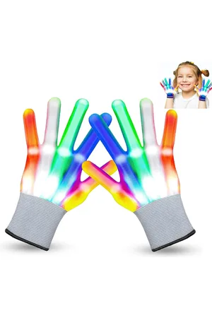 Merkloos Equivera Led Handschoenen - 6 modes - Lichtgevende Handschoenen - Feest Handschoenen - Festival Handschoenen