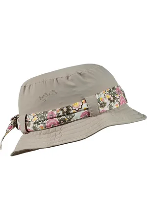 Merkloos Beige Kalea Hoed M / 57-58cm met Streepjesprint