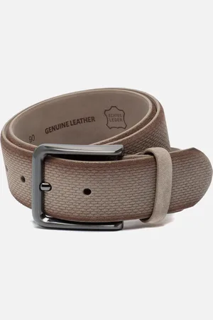 Ziengs Riem taupe Suede