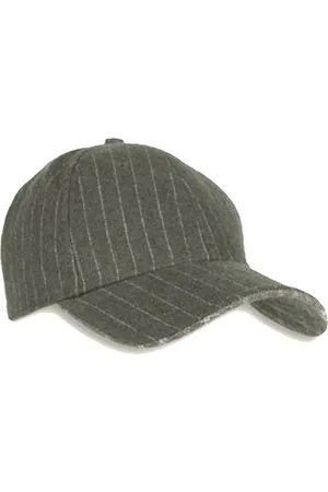 Atlantis Voorgevormde baseball cap pet met krijtstreepje kleur achter verstelbaar