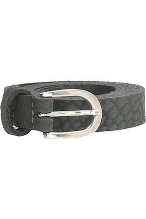 Old West BELTSNL Lederen Dames Riem - Snake - 2 cm - - maat 85