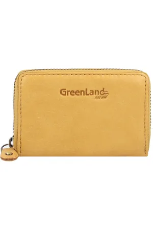 Greenland Creditcard etui RFID Leer 10,5 cm