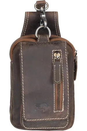 ARRIGO BELLO Riemtasje - Cognac - Buffelleer - Heuptas - Fanny Pack - Festival - Tasje - - Riem - Schoudertas - Hengsel