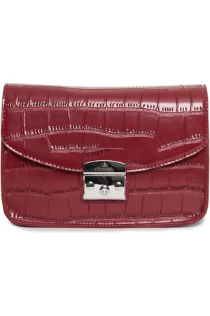 EGON VON FURSTENBERG VALERY 2522 croco dames luxe schoudertas / crossbody tas