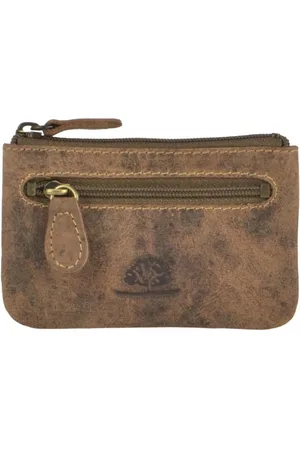 Greenburry Vintage sleutel etui - - Leer