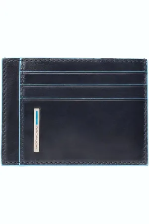Merkloos Visitekaartjeshouder - Blue Square - stijlvol en compact - One size
