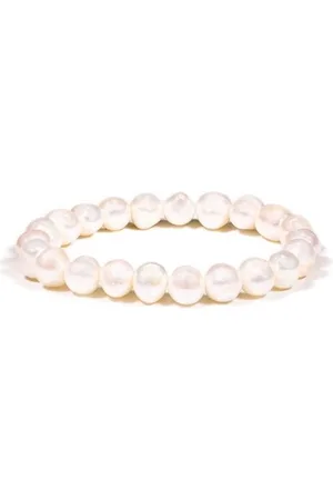 Yogi & Yogini Armband Witte Potato Parels