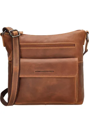 Hide & Stitches Japura Crossbody Schoudertas - 100% Leder - - 100% Leer