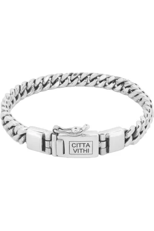 Jonline Citta Vithi Zilveren Ambachtelijke Buddha Armband model 14 maat L