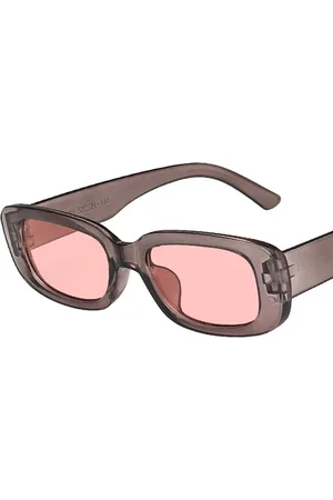 Fler ® | Trendy Zonnebril voor dames - Roze & Grijs - UV400