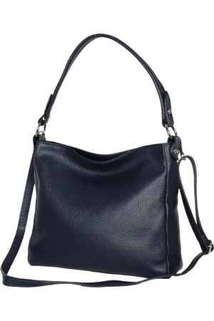 AmbraModa GLX35 - Italiaans handtas schoudertas crossbodytas van echt leer