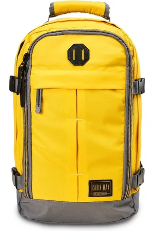 Cabin Max CabinMax Metz Reistas – Handbagage 20L Ryanair – Rugzak – Schooltas - 40x25x20 cm – Compact Backpack – Lichtgewicht – Geel