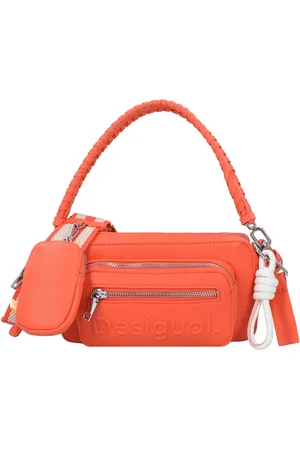 Desigual Schoudertas Handtas Half Logo 24 Cross Body Bag Oranje