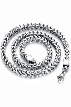 Lazy Cat Schakelketting - Stalen Ketting - Halsketting - 6mm/50cm