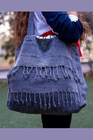 Merkloos Shopper/Strandtas/Schoudertas