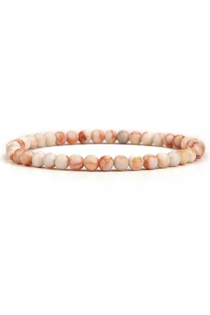 Bixorp Gems Rode Netwerk Jaspis Edelsteen Armband 4mm - Edelstenen Kralenarmband - Spiritueel Cadeau - 18cm