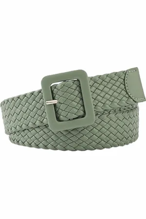 Fashion Favorite Faye Gevlochten Riem - | Riemmaat 90 cm | Lengte 105 x 4 cm | Kunstleder |