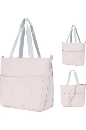 Merkloos Reistas voor dames, klein, uitbreidbaar, weekendtas, shopper, draagtas met laptopvak, draagbare waterdichte handtas voor weekendje weg, sport, zwemmen, vrije tijd