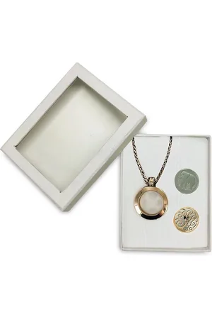 Silventi Lockits Gift Set 989900115 Stalen Collier set 25 mm - Elephant & Fantasy - / Roségoudkleurig