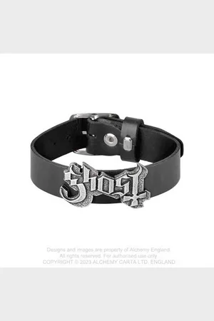 Alchemy Ghost - Logo Polsband - Zilverkleurig/Zwart