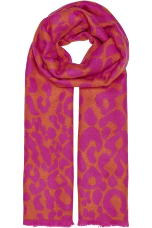 ONLY Sjaal (fashion) Onlmila Leo Woven Scarf Cc 15266320 Fuchsia Purple