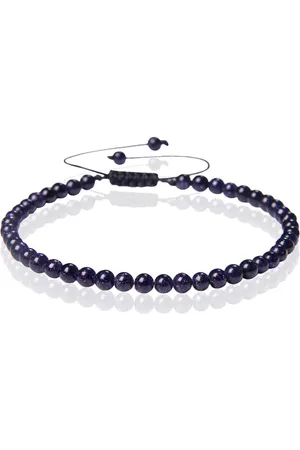 Memphis No.1 Armband - 4mm Blue Sandstone