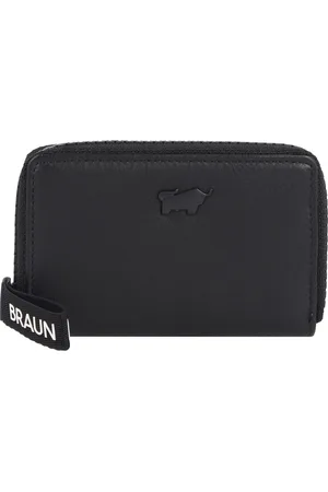 Braun büffel Braun Büffel Leren Sleutelgeval Capri Mini Wallet Zwart