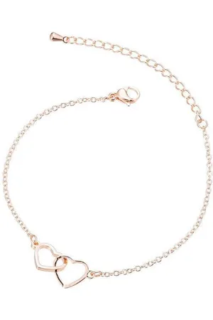 Amodi 24/7 Jewelry Collection Hartjes Armband - Open - Dubbele hart