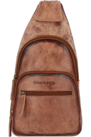 Greenland Leren Slingtas MASCU & LINE Bodybag Bruine