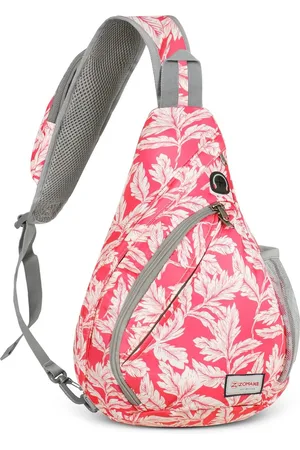 Merkloos Tijdloze en Veilige Crossbody Sling Tas voor Fietsen, Reizen en Wandelen