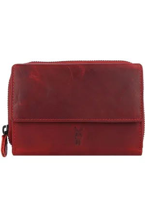 Jack kinsky Risör Portemonnee RFID-bescherming Leer 14 cm
