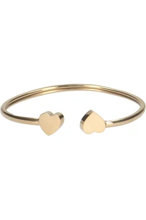 Manfield Dames - Goudkleurige bangle armband van stainless steel