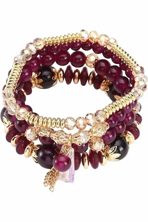 Fako Bijoux® Armband Set - Boho - Bohemian - Obelisk