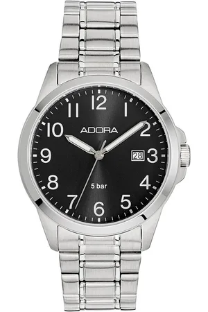 Adora Mooie mannen horloge - All Stainless Steel - 50 meter Waterproof -AB6652