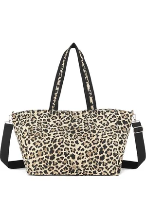 Giuliano Dames Schoudertas - Handtas-Strandtas Shopper Weekendtas -schooltas- Bruin Beige