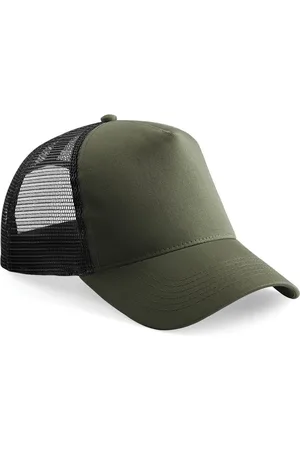 Beechfield Heren Half Mesh Trucker Cap / Hoofddeksel (2 stuks)