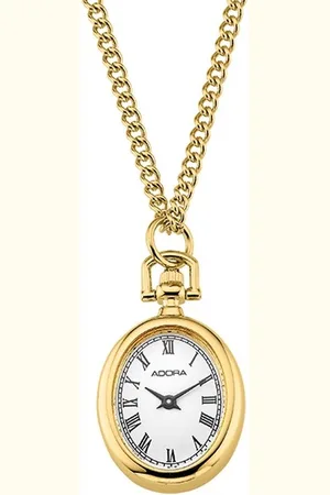 Adora Ketting horloge van het merk -Romeinse cijfers.