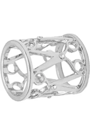 Fako Bijoux® Sjaalklem - Sjaal Klem - Sjaal Ring - Tube - Schaar - 21x24mm