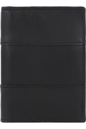 Fossil Leren Kaarthoes Everett Card Case Bifold Zwart