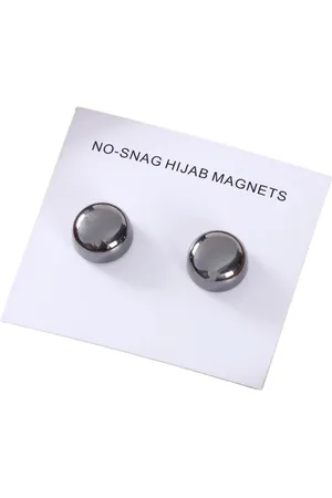 Fako Bijoux® 2x Magnetische Broche - Magneetbroche - Hoofddoek Magneet - Sjaal - Hijab Accessoires - Abaya - 12mm - 2 Stuks