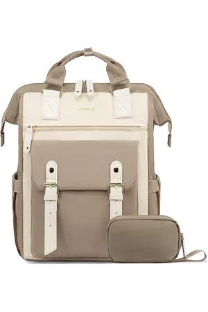 Merkloos Rugzak voor school, laptoprugzak voor vrouwen 15,6 inch, rugzakken dames, schooltas voor universiteitsstudenten tieners, waterbestendige reisrugzak tassen met USB-poort