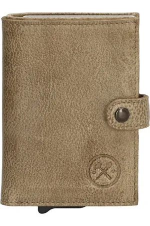Hide & Stitches Paint Rock Safety Wallet - - 100% Leer