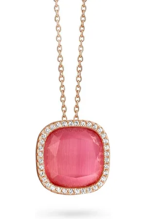 Velini Jewels P6330F -Ketting+Hanger -925 Zilver -Gekleurde Cubic Zirkonia