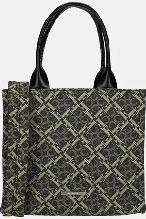Claudio Ferrici Logo handtas black