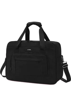 Merkloos Reistas 45x36x20 Easyjet Handbagage Gerecycled PET Eco-vriendelijk Zwart