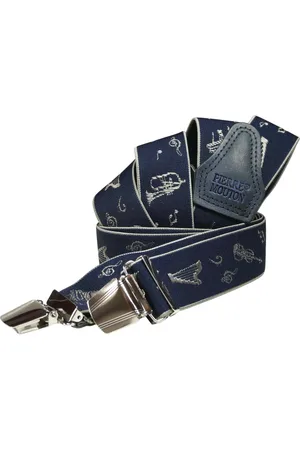 Pierre Mouton Orkest Bretel - Bretels - Volwassenen - Heren - - 140cm - 3 brede clips - XL - XXL
